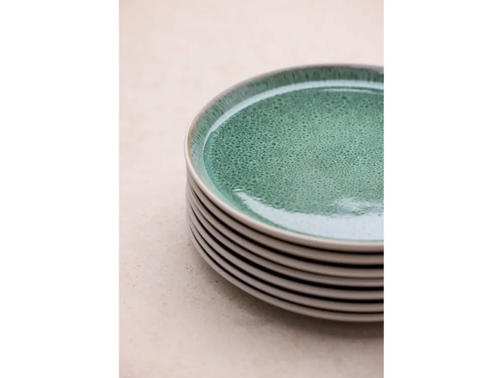 Bitz Dinerbord Gastro White / Green 27 cm (Set van 6) Sale