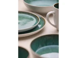 Bitz Dinerbord Gastro White / Green 27 cm (Set van 6) Sale