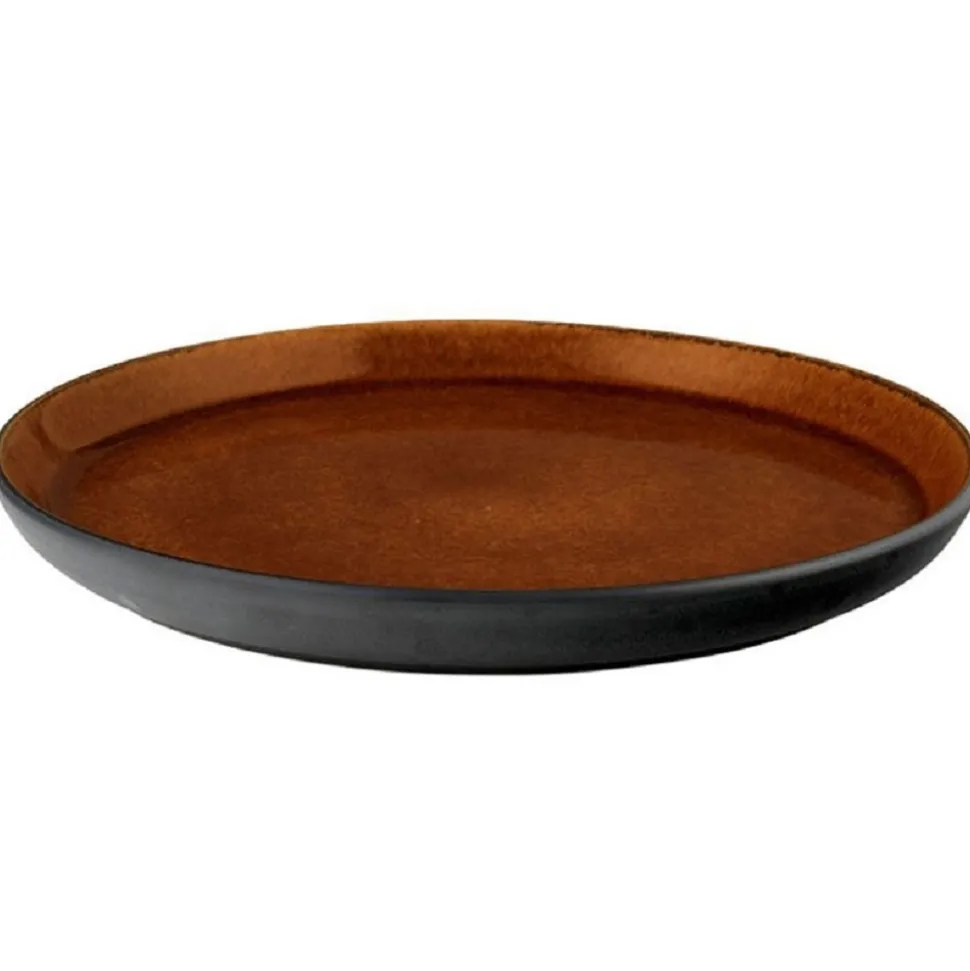 Dinerbord Bitz Gastro Zwart Amber 27 cm (set van 6)