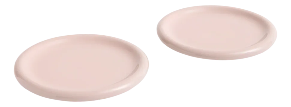 Dinerbord HAY Barro Pink 24 cm (Set van 2)