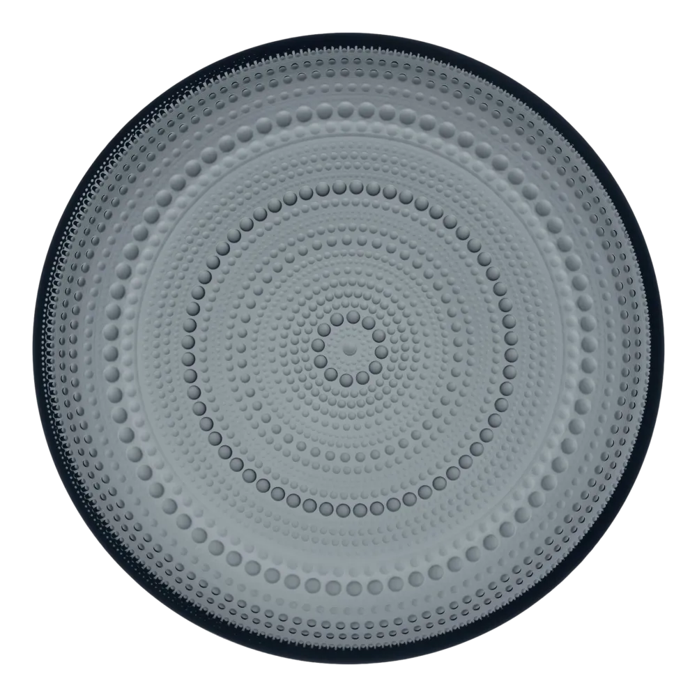 Iittala Dinerbord Kastehelmi Donkergrijs 25 cm Outlet