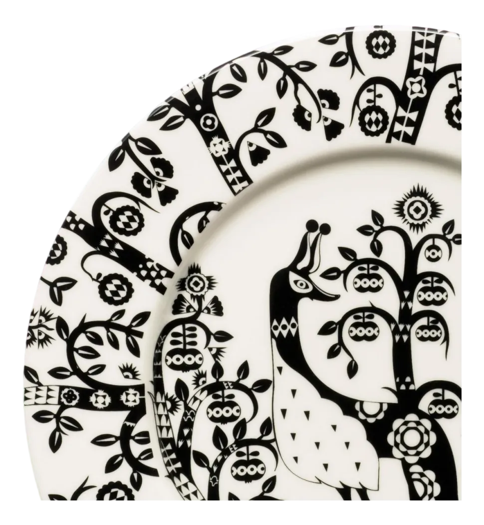 Dinerbord Iittala Taika Zwart 22 cm