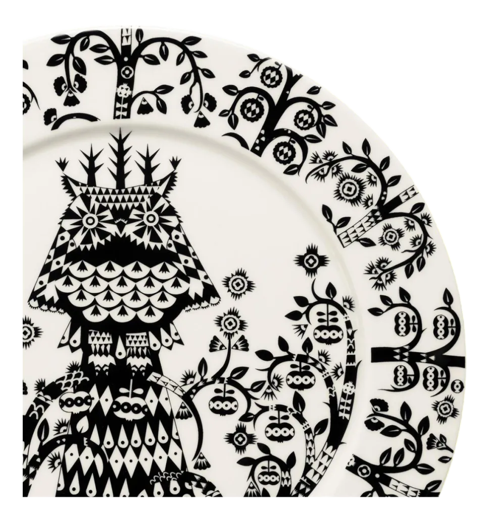 Dinerbord Iittala Taika Zwart 27 cm