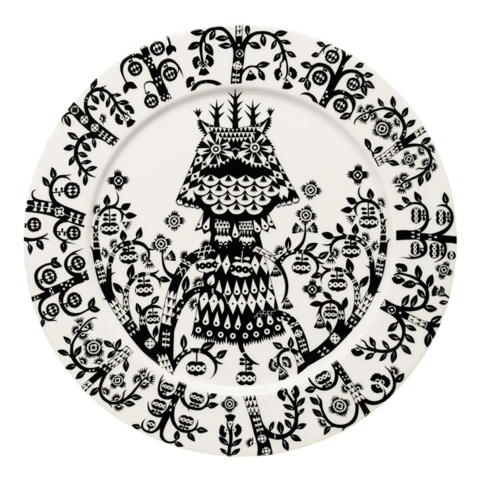 Dinerbord Iittala Taika Zwart 27 cm