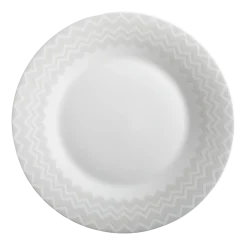 Missoni Dinerbord Zig Zag White 27,5 cm (Set van 6) New