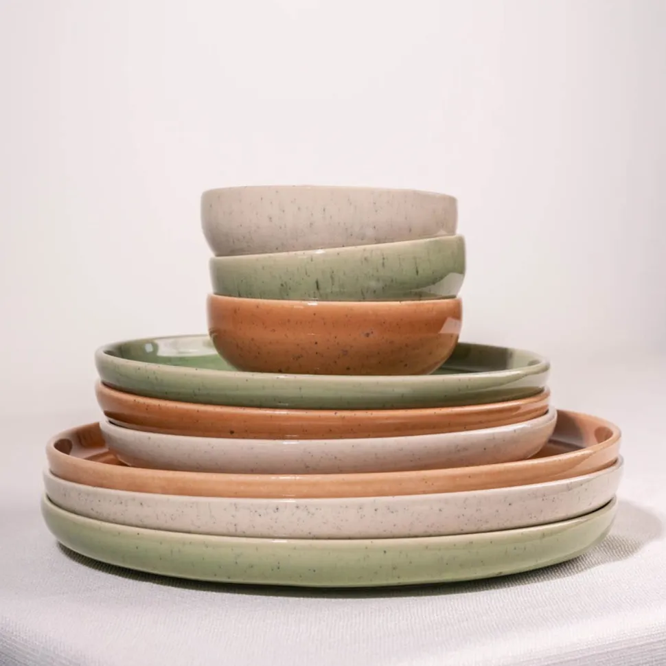 Dinerbord Salt & Pepper Blush Green 27,5 cm (Set van 4)
