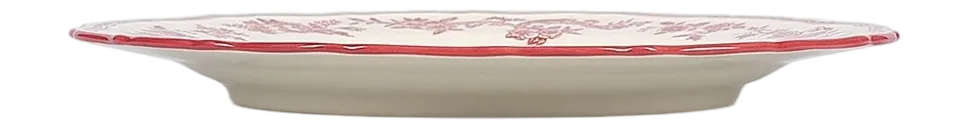 Dinerbord Salt & Pepper Cyril Burgundy Ivory / Burgundy 26,5 cm (Set van 4)