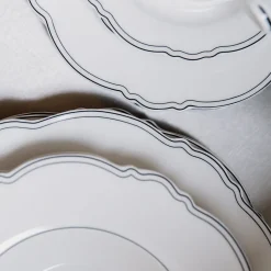 Salt & Pepper Dinerbord Odette Black / White 28 cm (Set van 2) Outlet