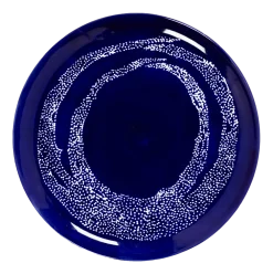 Serax Dinerbord Feast Tableware By Ottolenghi Dark Blue Dots White L 26,5 cm Clearance