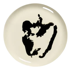 Dinerbord Serax Feast Tableware By Ottolenghi White Pepper Black L 26,5 cm