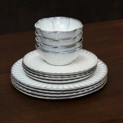 Dinerbord Serax Inku Tableware White XL 27 cm