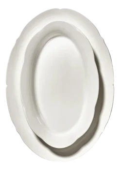 Serax Dinerbord Oval L White Silhouette 30 cm Outlet