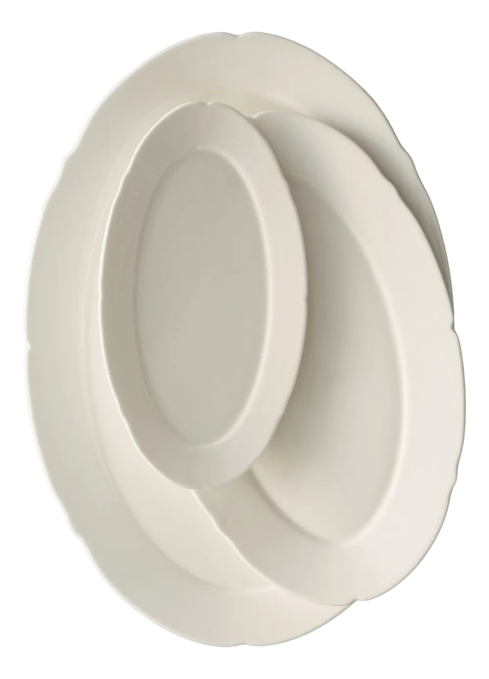 Serax Dinerbord Oval L White Silhouette 30 cm Outlet