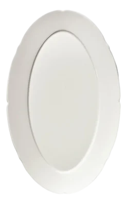 Dinerbord Serax Oval M White Silhouette 25 cm
