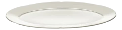 Dinerbord Serax Oval M White Silhouette 25 cm