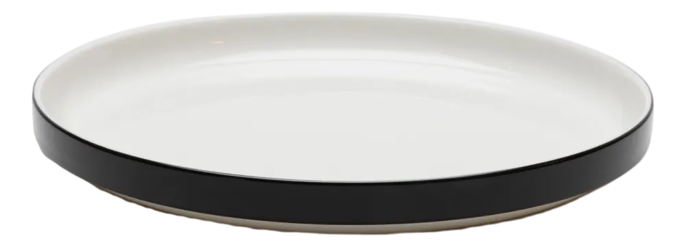 Serax Dinerbord Passe-Partout Tableware By Vincent Van D Black White L 26 x 26 x 2,5 cm Online