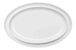 Serax Dinerbord Passe-Partout Tableware By Vincent Van D White Matt L Ovaal 33 x 22 cm Sale