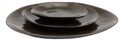 Serax Dinerbord Pure Tableware By Pascale Naessens Black Dark Grey L 27,5 x 23 cm Hot