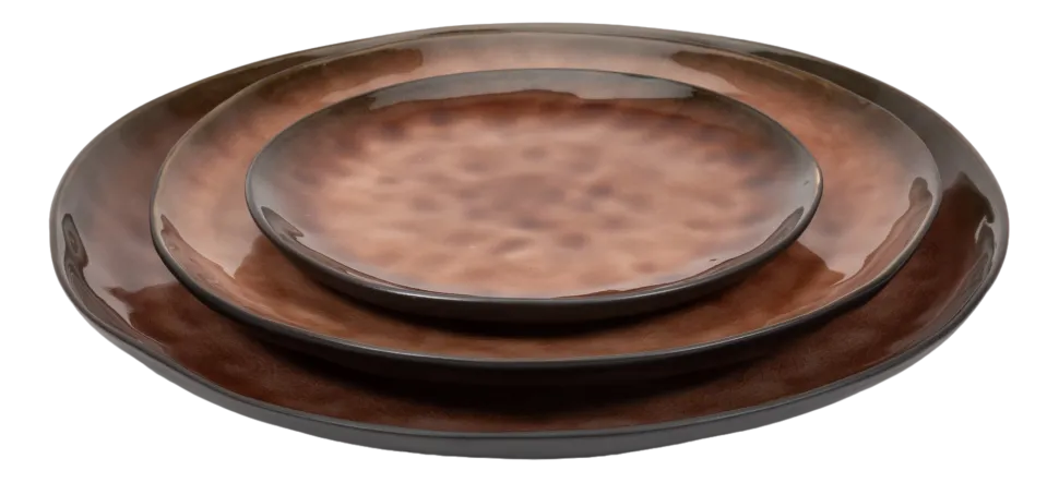 Dinerbord Serax Pure Tableware By Pascale Naessens Black Brown M 28 cm
