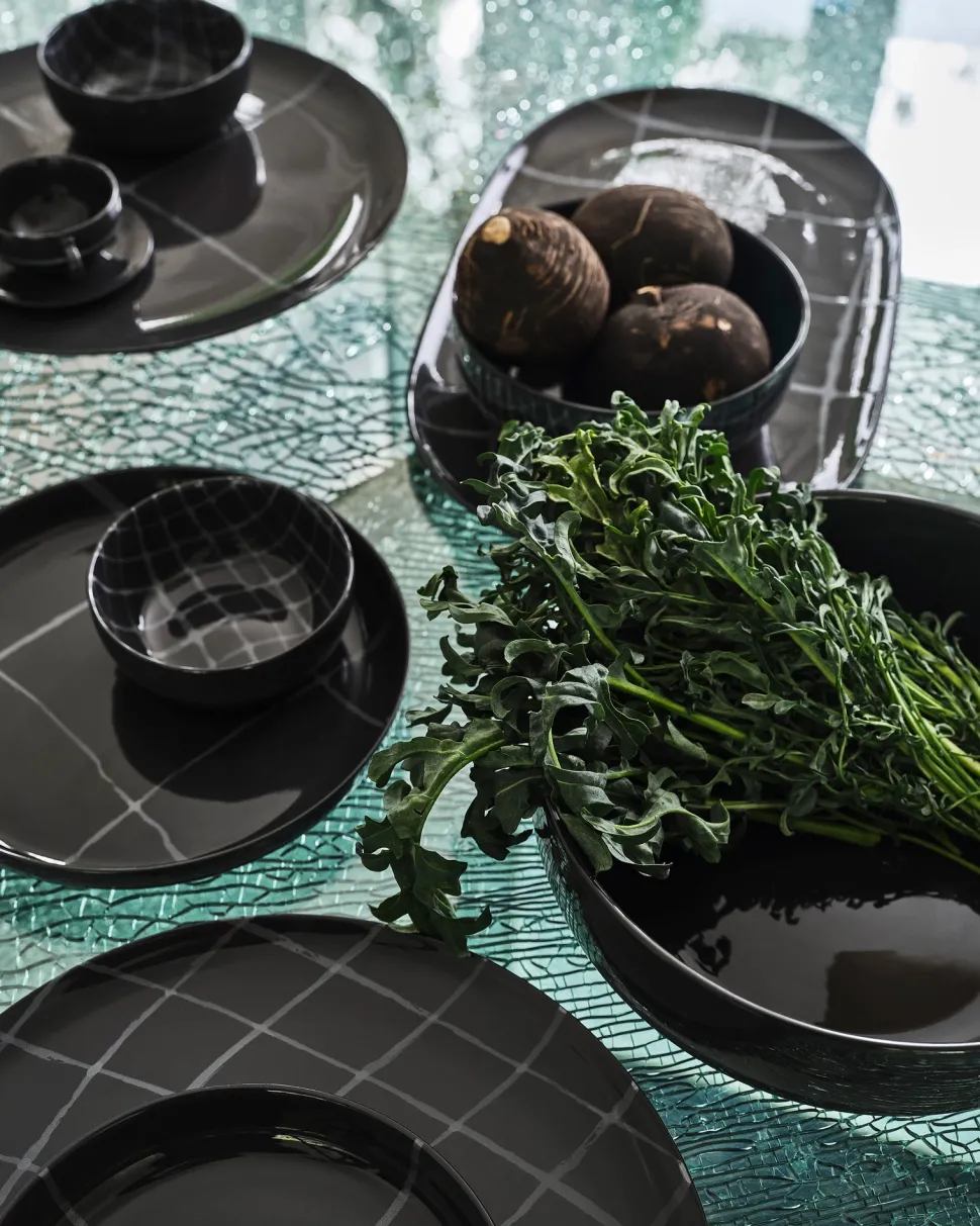 Dinerbord Serax Zuma Tableware By Kelly Wearstler Grey S 20,5 cm