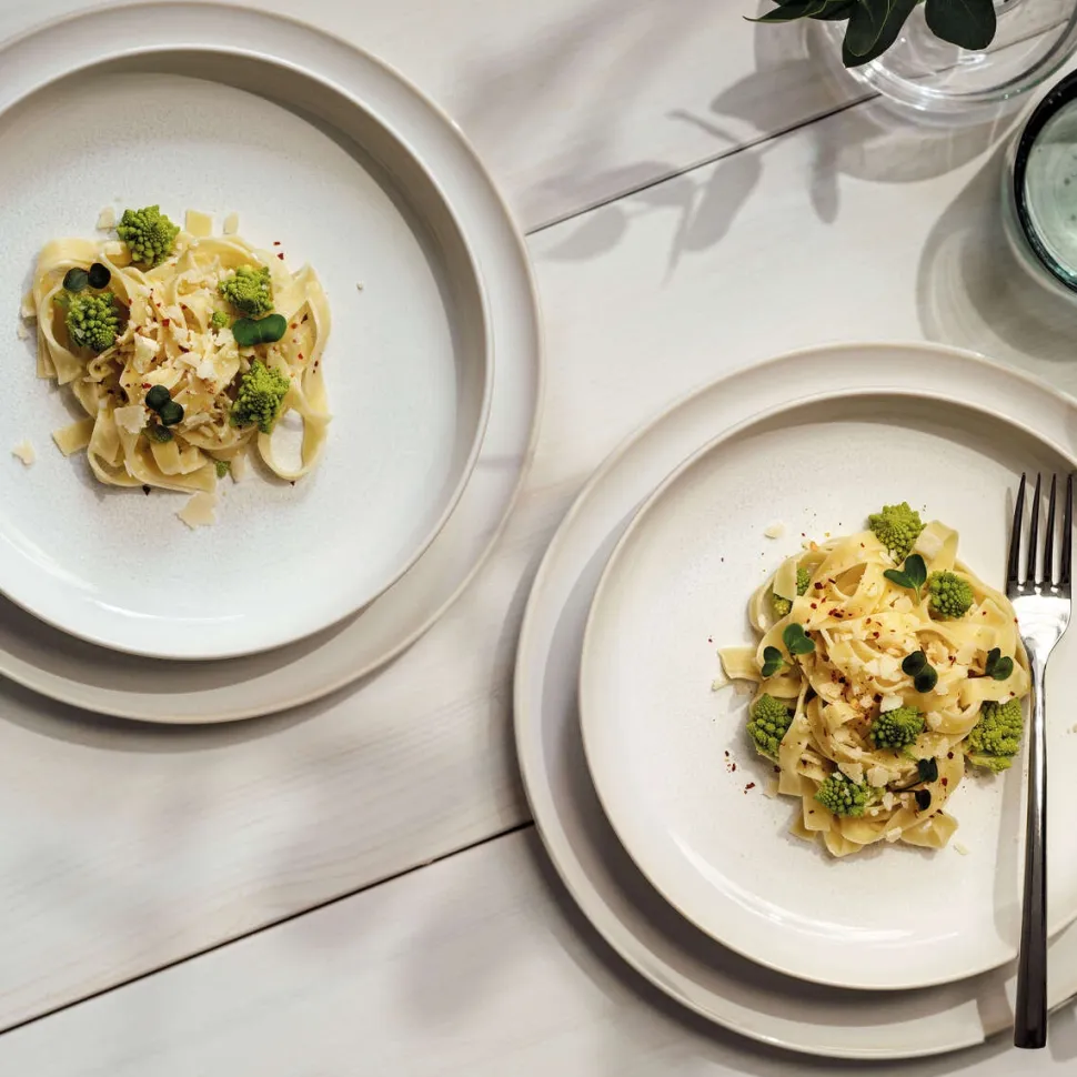Dinerbord Villeroy & Boch Crafted Cotton Crème (Set van 6)