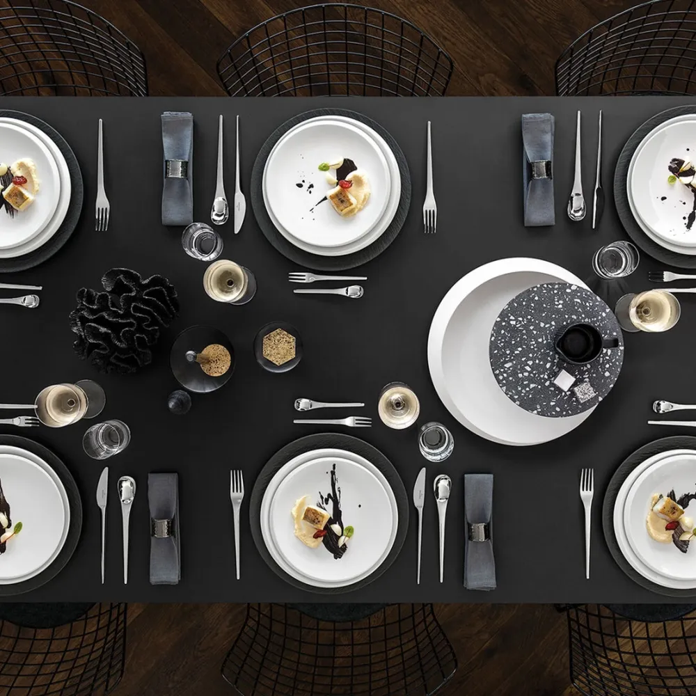 Villeroy & Boch Dinerbord NewMoon Wit (6-Delig) New