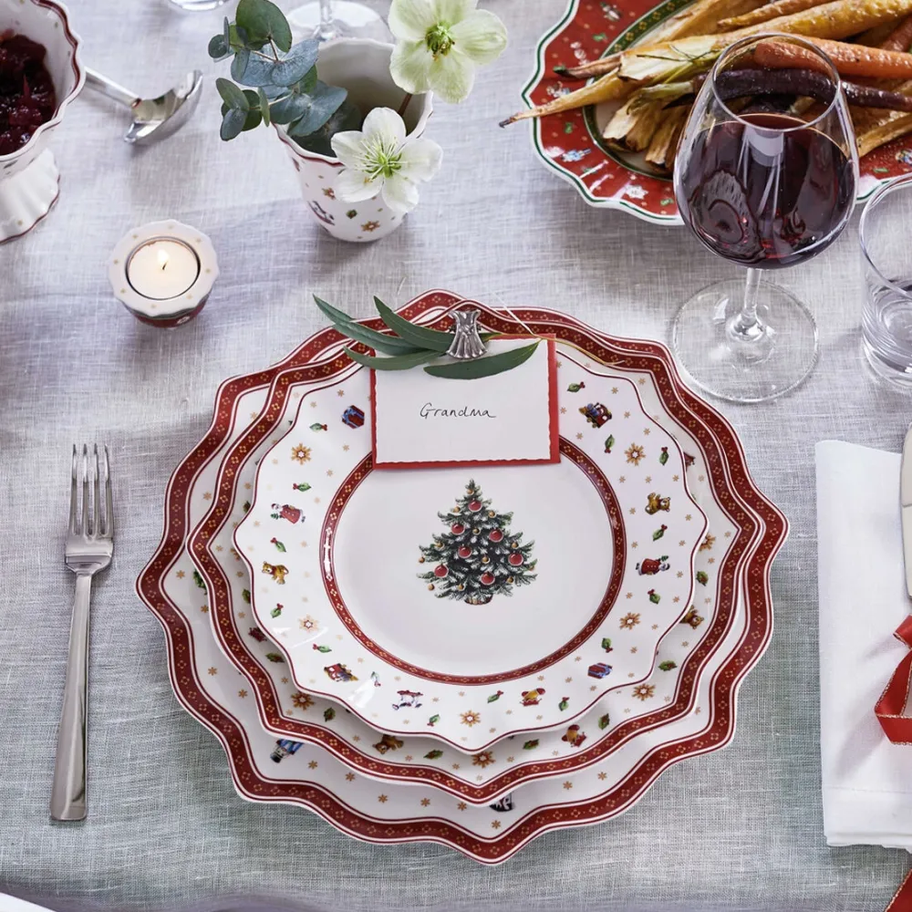 Villeroy & Boch Dinerbord Toy's Delight Wit (Set van 6) New