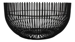 Salt & Pepper Draadmand Iris Black 25 cm Online