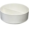 iDesign Draaiplateau Ro Pansino Hoog met Verdeler Wit (25,5 x 9,7 cm) Hot