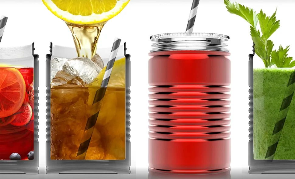 Drinkbeker Asobu Mason Jar I can Zilver 540 ml