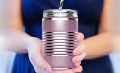 Drinkbeker Asobu Mason Jar I can Champagne 540 ml