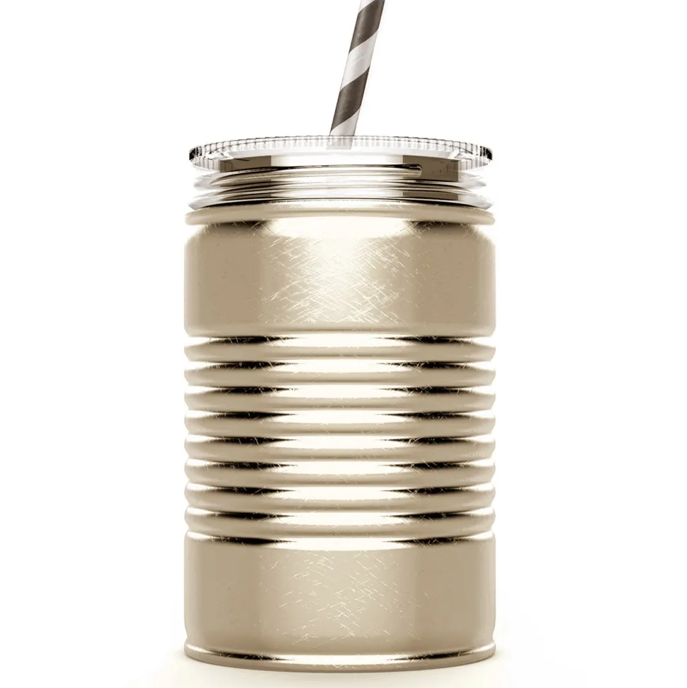 Drinkbeker Asobu Mason Jar I can Champagne 540 ml