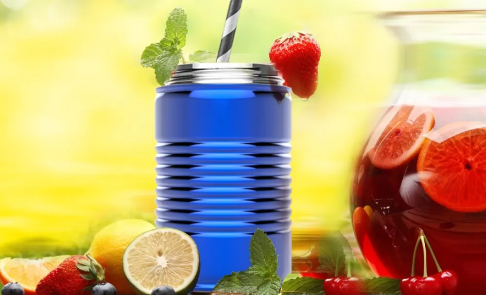 Asobu Drinkbeker Mason Jar I can Roze 540 ml Hot