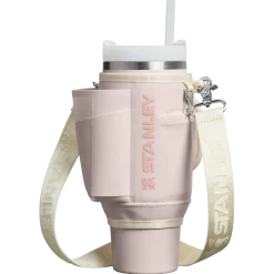 Stanley PMI Drinkbeker Houder Stanley The Quencher 30oz Carry-All 0,89L Rose Quartz New