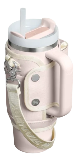 Stanley PMI Drinkbeker Houder Stanley The Quencher 30oz Carry-All 0,89L Rose Quartz New