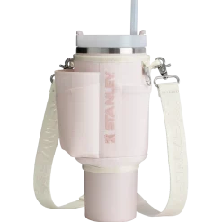 Stanley PMI Drinkbeker Houder Stanley The Quencher 30oz Carry-All 1,18L Rose Quartz Hot