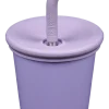 Drinkbeker Klean Kanteen Kids Kid Cup 296ml Straw Cap Paisly Purple