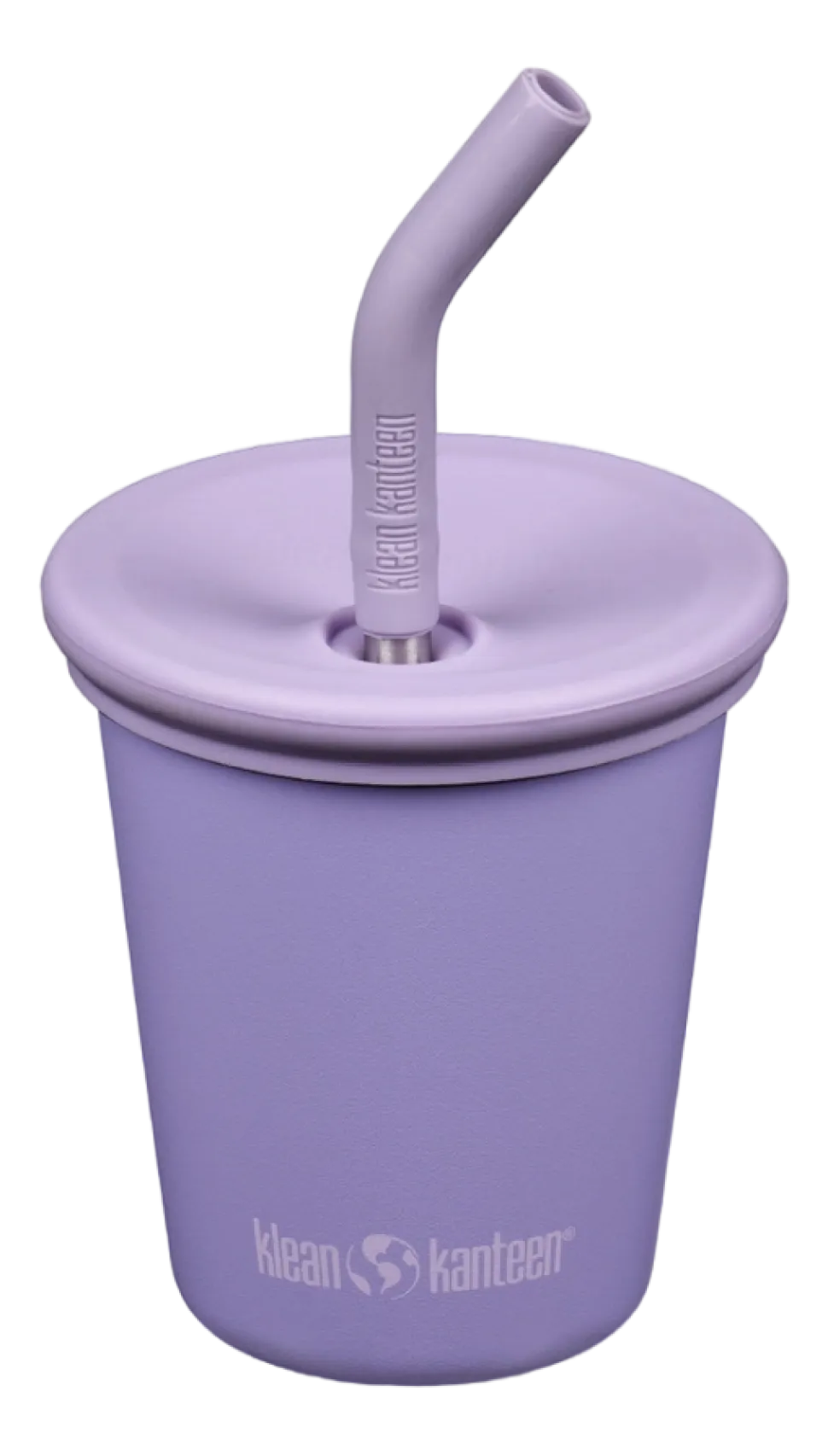 Drinkbeker Klean Kanteen Kids Kid Cup 296ml Straw Cap Paisly Purple