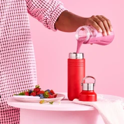 Le Creuset Drinkfles On The Go Shell Pink 1L Clearance