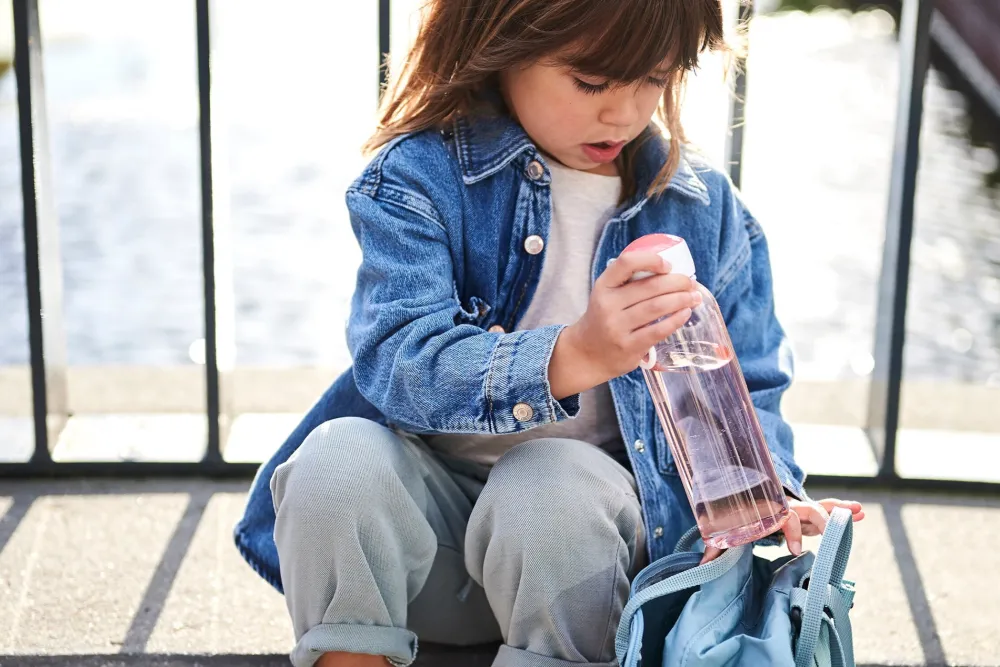 Mepal Drinkfles voor Kinderen Pop-Up Campus Cool Blue 500 ml Hot