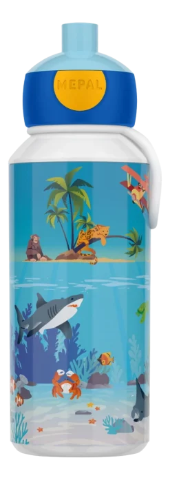 Mepal Drinkfles voor Kinderen Pop-Up Campus Tropical Ocean 400 ml Best