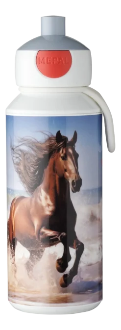 Mepal Drinkfles voor Kinderen Pop-Up Campus Wild Horse 400 ml New