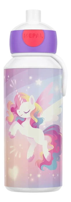 Mepal Drinkfles voor Kinderen Pop-Up Campus Unicorn Glow 400 ml New