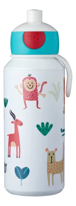 Mepal Drinkfles voor Kinderen Pop-Up Campus Animal Friends 400 ml