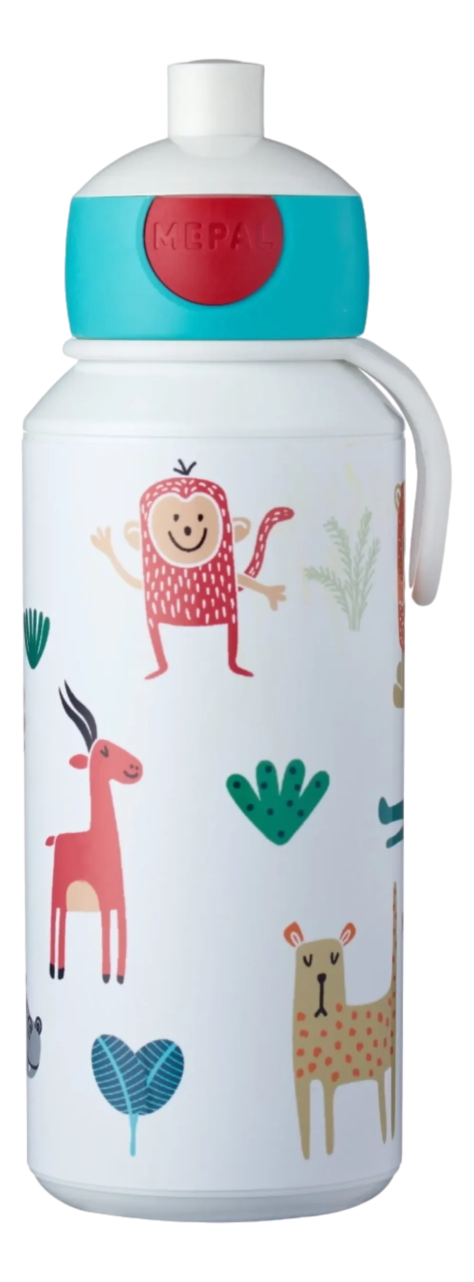 Mepal Drinkfles voor Kinderen Pop-Up Campus Animal Friends 400 ml