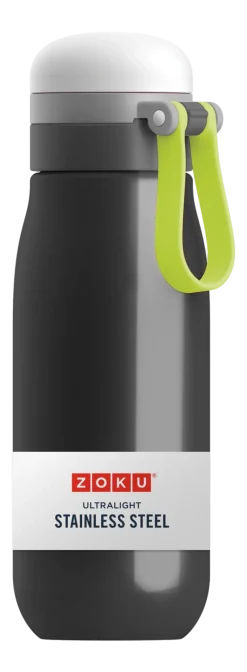 ZOKU Drinkfles Kids Ultralicht Black 500 ml