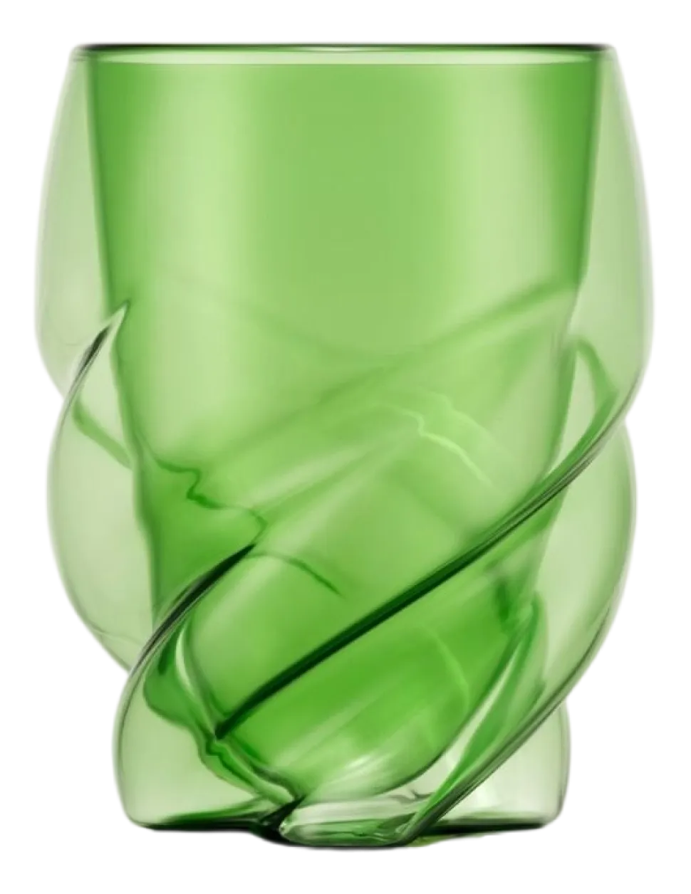 Dubbelwandig Glas Bodum Pavina Paris Twisted Groen 270 ml (Set van 2)