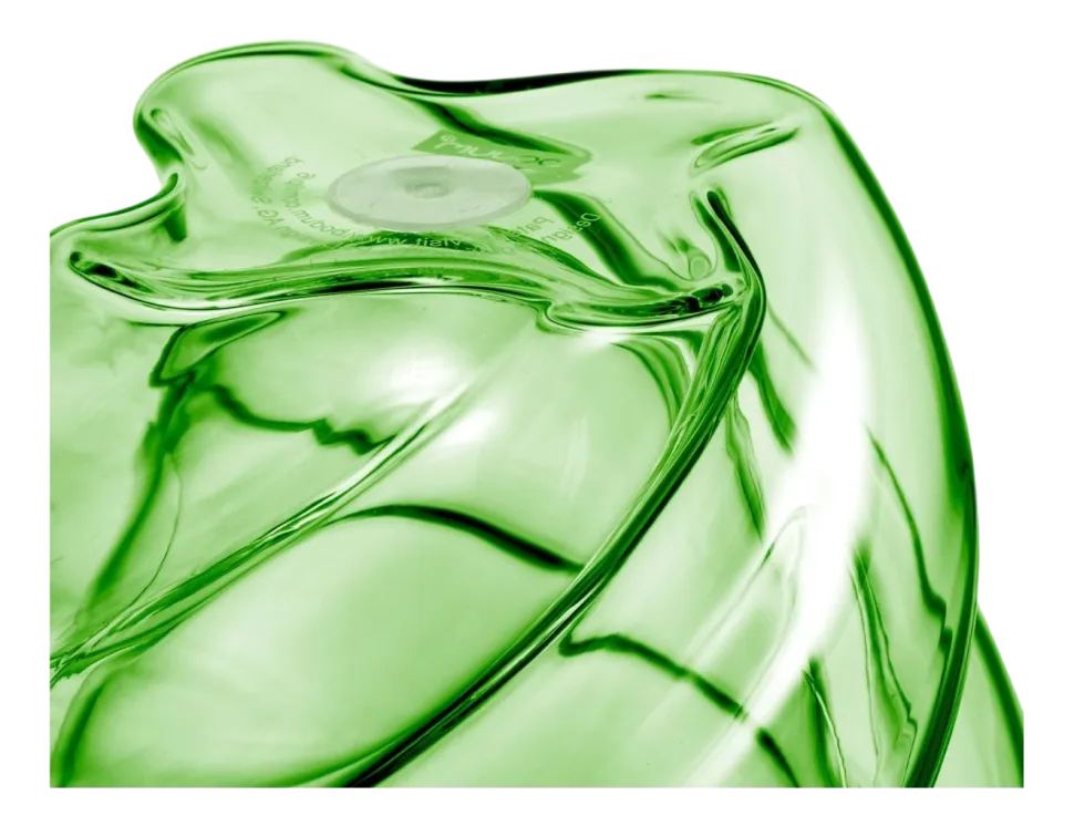 Dubbelwandig Glas Bodum Pavina Paris Twisted Groen 270 ml (Set van 2)
