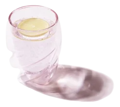 Bodum Dubbelwandig Glas Pavina Paris Twisted Roze 270 ml (Set van 6) Outlet