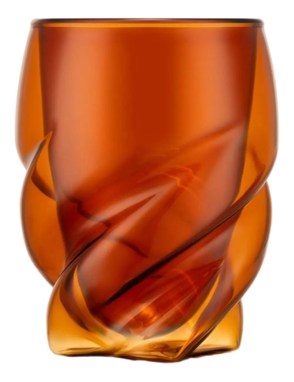 Bodum Dubbelwandig Glas Pavina Paris Twisted Amber 270 ml (Set van 6) Hot